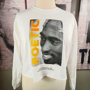 ❤️6 items for $25 sale!!❤️Chemistry Tupac Poetic Justice Crop Top